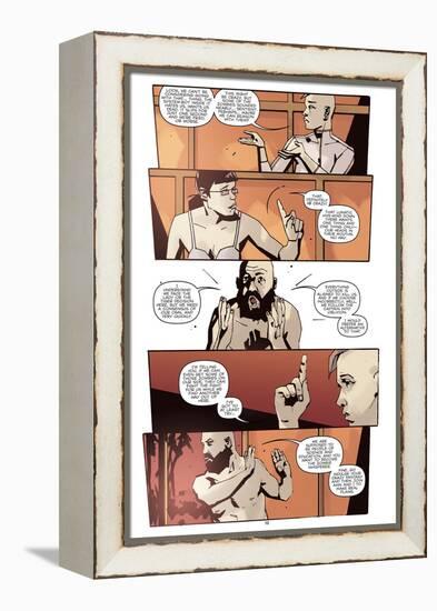 Zombies vs. Robots: No. 10 - Comic Page with Panels-Antonio Fuso-Framed Stretched Canvas