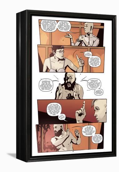 Zombies vs. Robots: No. 10 - Comic Page with Panels-Antonio Fuso-Framed Stretched Canvas