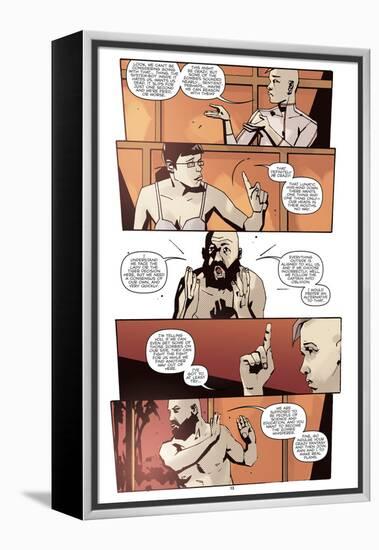 Zombies vs. Robots: No. 10 - Comic Page with Panels-Antonio Fuso-Framed Stretched Canvas