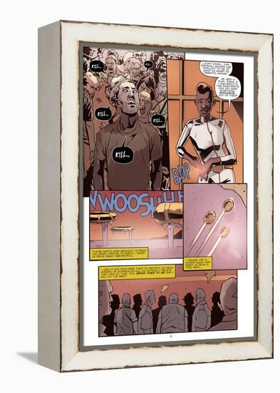 Zombies vs. Robots: No. 10 - Comic Page with Panels-Antonio Fuso-Framed Stretched Canvas