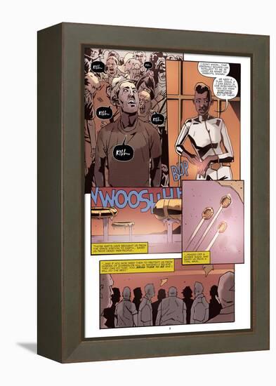 Zombies vs. Robots: No. 10 - Comic Page with Panels-Antonio Fuso-Framed Stretched Canvas