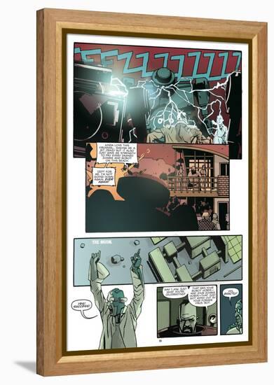 Zombies vs. Robots: No. 10 - Comic Page with Panels-Antonio Fuso-Framed Stretched Canvas