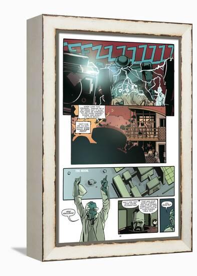 Zombies vs. Robots: No. 10 - Comic Page with Panels-Antonio Fuso-Framed Stretched Canvas