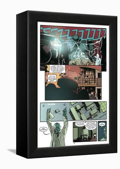 Zombies vs. Robots: No. 10 - Comic Page with Panels-Antonio Fuso-Framed Stretched Canvas