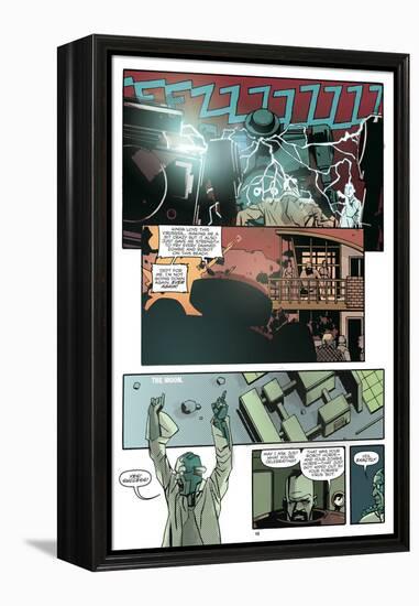 Zombies vs. Robots: No. 10 - Comic Page with Panels-Antonio Fuso-Framed Stretched Canvas