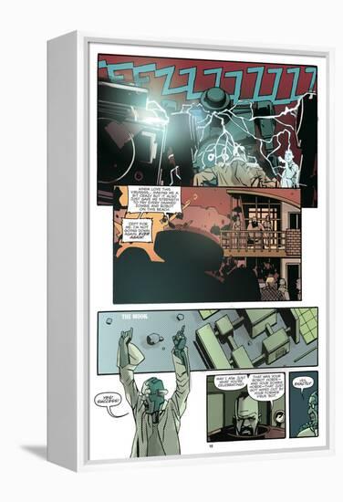 Zombies vs. Robots: No. 10 - Comic Page with Panels-Antonio Fuso-Framed Stretched Canvas