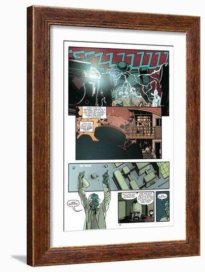 Zombies vs. Robots: No. 10 - Comic Page with Panels-Antonio Fuso-Framed Art Print