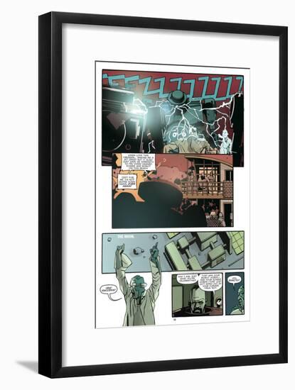 Zombies vs. Robots: No. 10 - Comic Page with Panels-Antonio Fuso-Framed Art Print