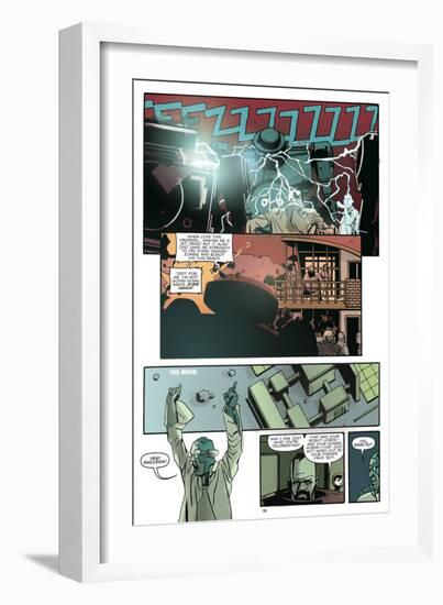 Zombies vs. Robots: No. 10 - Comic Page with Panels-Antonio Fuso-Framed Art Print