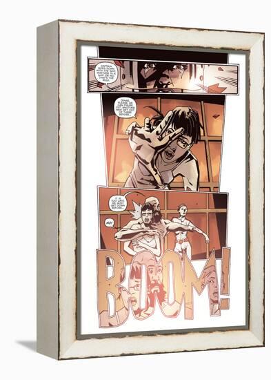 Zombies vs. Robots: No. 10 - Comic Page with Panels-Antonio Fuso-Framed Stretched Canvas