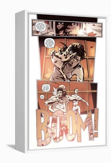 Zombies vs. Robots: No. 10 - Comic Page with Panels-Antonio Fuso-Framed Stretched Canvas