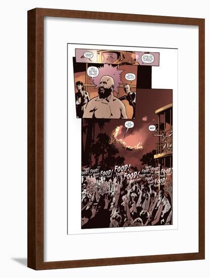 Zombies vs. Robots: No. 10 - Comic Page with Panels-Antonio Fuso-Framed Art Print