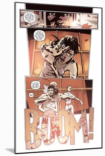 Zombies vs. Robots: No. 10 - Comic Page with Panels-Antonio Fuso-Mounted Art Print