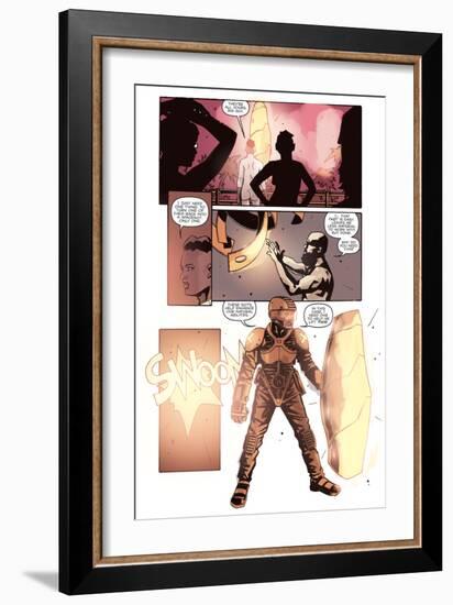 Zombies vs. Robots: No. 10 - Comic Page with Panels-Antonio Fuso-Framed Premium Giclee Print