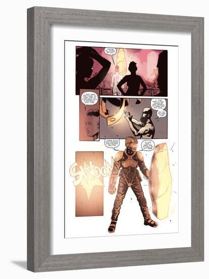 Zombies vs. Robots: No. 10 - Comic Page with Panels-Antonio Fuso-Framed Art Print