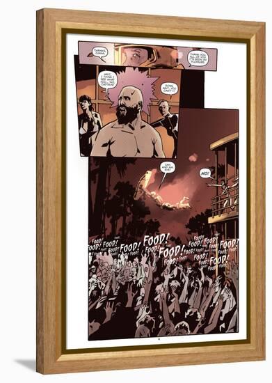 Zombies vs. Robots: No. 10 - Comic Page with Panels-Antonio Fuso-Framed Stretched Canvas