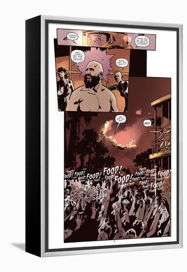 Zombies vs. Robots: No. 10 - Comic Page with Panels-Antonio Fuso-Framed Stretched Canvas