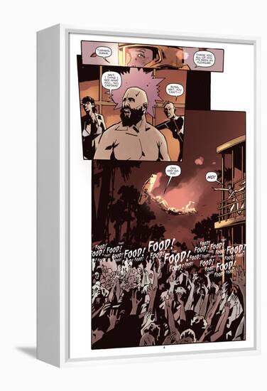 Zombies vs. Robots: No. 10 - Comic Page with Panels-Antonio Fuso-Framed Stretched Canvas