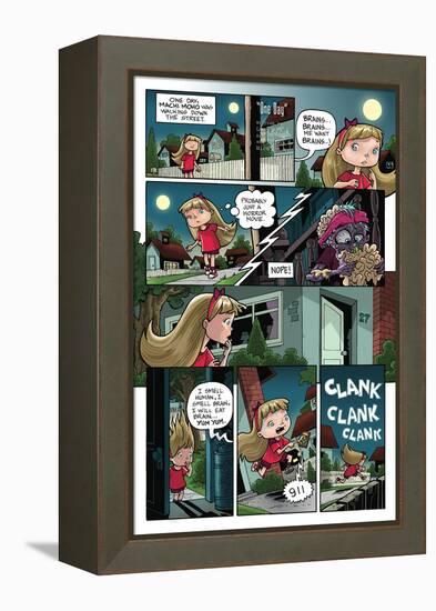 Zombies vs. Robots: No. 10 - Comic Page with Panels-Nico Pena-Framed Stretched Canvas