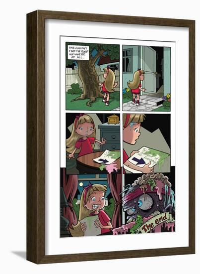 Zombies vs. Robots: No. 10 - Comic Page with Panels-Nico Pena-Framed Premium Giclee Print