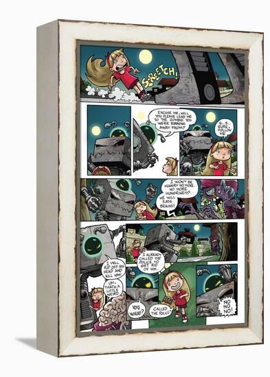 Zombies vs. Robots: No. 10 - Comic Page with Panels-Nico Pena-Framed Stretched Canvas