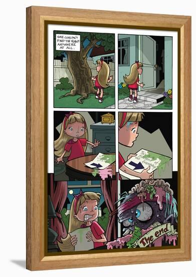 Zombies vs. Robots: No. 10 - Comic Page with Panels-Nico Pena-Framed Stretched Canvas