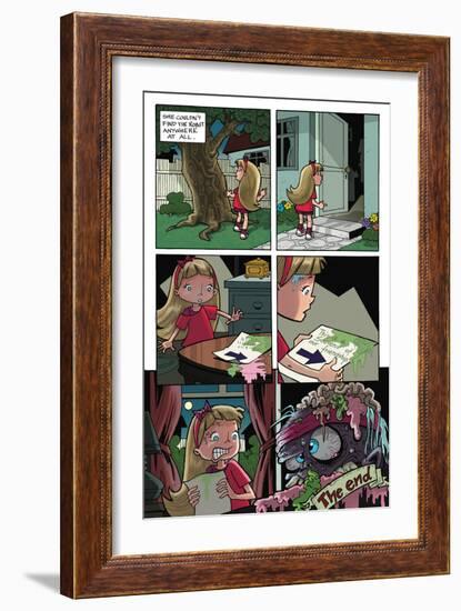 Zombies vs. Robots: No. 10 - Comic Page with Panels-Nico Pena-Framed Art Print