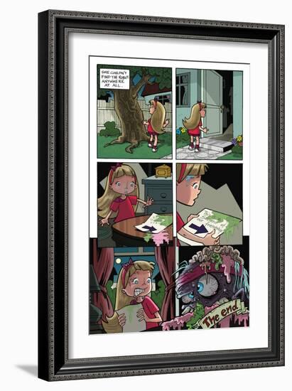 Zombies vs. Robots: No. 10 - Comic Page with Panels-Nico Pena-Framed Art Print