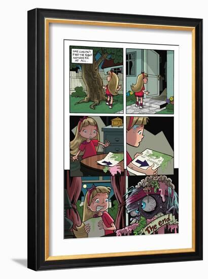 Zombies vs. Robots: No. 10 - Comic Page with Panels-Nico Pena-Framed Art Print