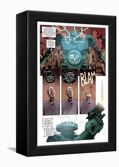 Zombies vs. Robots: No. 10 - Comic Page with Panels-Antonio Fuso-Framed Stretched Canvas