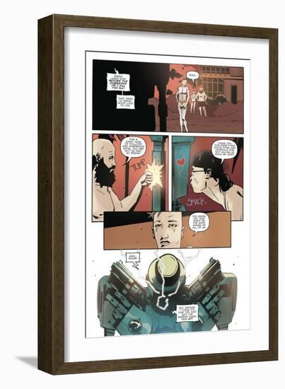 Zombies vs. Robots: No. 10 - Comic Page with Panels-Antonio Fuso-Framed Art Print