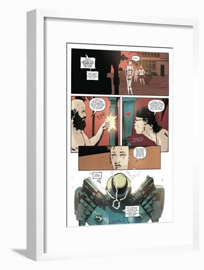 Zombies vs. Robots: No. 10 - Comic Page with Panels-Antonio Fuso-Framed Art Print