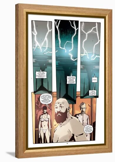 Zombies vs. Robots: No. 10 - Comic Page with Panels-Antonio Fuso-Framed Stretched Canvas