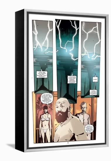 Zombies vs. Robots: No. 10 - Comic Page with Panels-Antonio Fuso-Framed Stretched Canvas