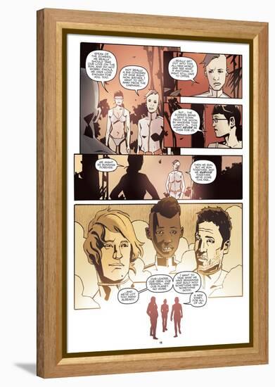 Zombies vs. Robots: No. 10 - Comic Page with Panels-Antonio Fuso-Framed Stretched Canvas