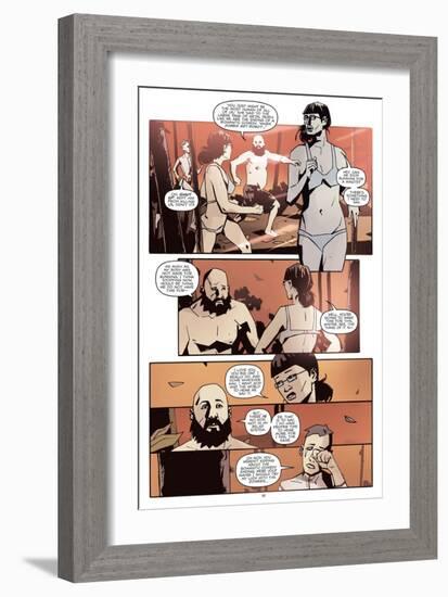 Zombies vs. Robots: No. 10 - Comic Page with Panels-Antonio Fuso-Framed Art Print