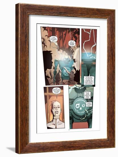 Zombies vs. Robots: No. 10 - Comic Page with Panels-Antonio Fuso-Framed Art Print