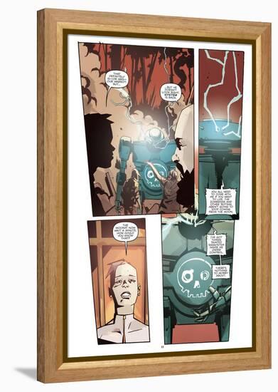 Zombies vs. Robots: No. 10 - Comic Page with Panels-Antonio Fuso-Framed Stretched Canvas