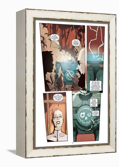 Zombies vs. Robots: No. 10 - Comic Page with Panels-Antonio Fuso-Framed Stretched Canvas