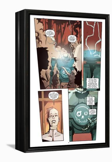 Zombies vs. Robots: No. 10 - Comic Page with Panels-Antonio Fuso-Framed Stretched Canvas