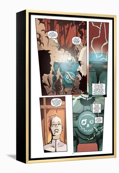 Zombies vs. Robots: No. 10 - Comic Page with Panels-Antonio Fuso-Framed Stretched Canvas