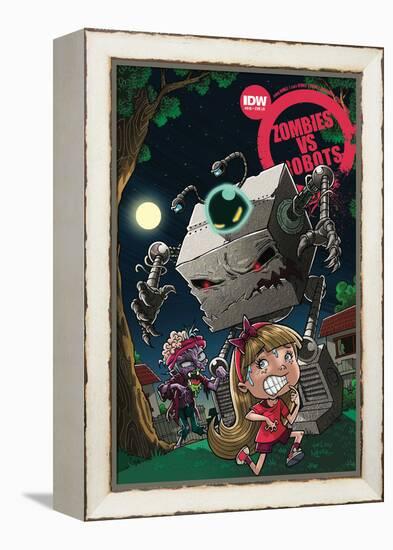 Zombies vs. Robots: No. 10 - Cover Art-Nico Pena-Framed Stretched Canvas