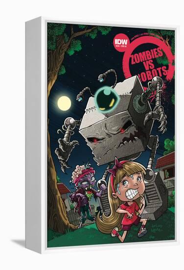 Zombies vs. Robots: No. 10 - Cover Art-Nico Pena-Framed Stretched Canvas