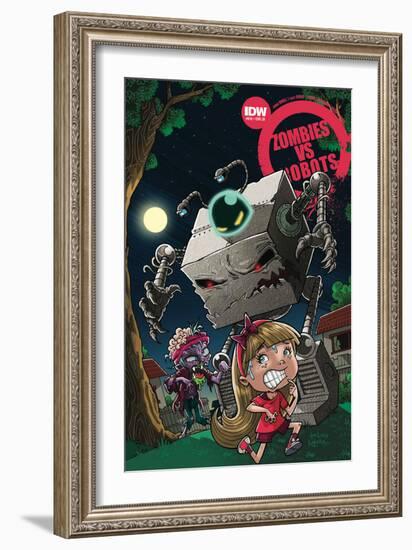 Zombies vs. Robots: No. 10 - Cover Art-Nico Pena-Framed Art Print