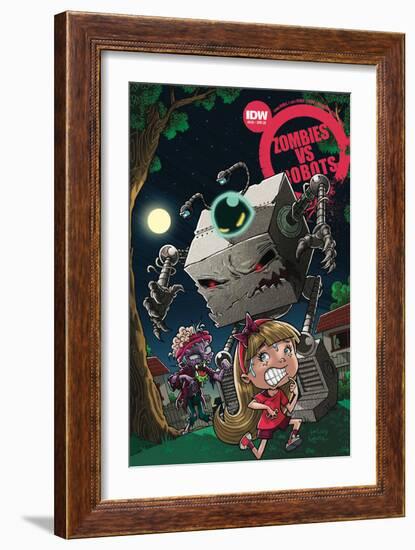 Zombies vs. Robots: No. 10 - Cover Art-Nico Pena-Framed Art Print