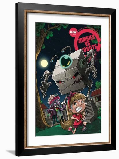 Zombies vs. Robots: No. 10 - Cover Art-Nico Pena-Framed Art Print