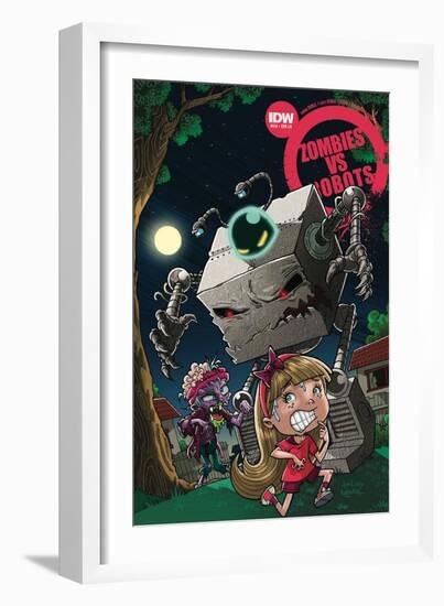 Zombies vs. Robots: No. 10 - Cover Art-Nico Pena-Framed Art Print