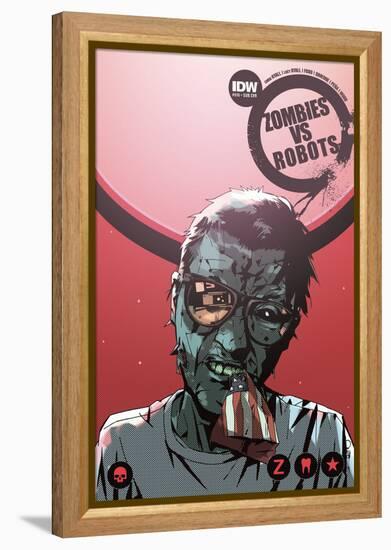 Zombies vs. Robots: No. 10 - Cover Art-Antonio Fuso-Framed Stretched Canvas