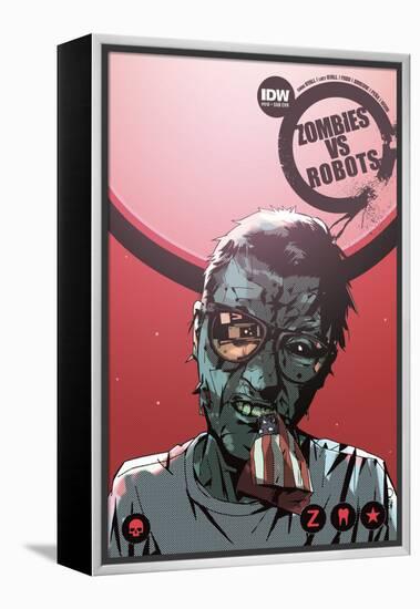 Zombies vs. Robots: No. 10 - Cover Art-Antonio Fuso-Framed Stretched Canvas