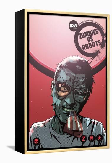 Zombies vs. Robots: No. 10 - Cover Art-Antonio Fuso-Framed Stretched Canvas